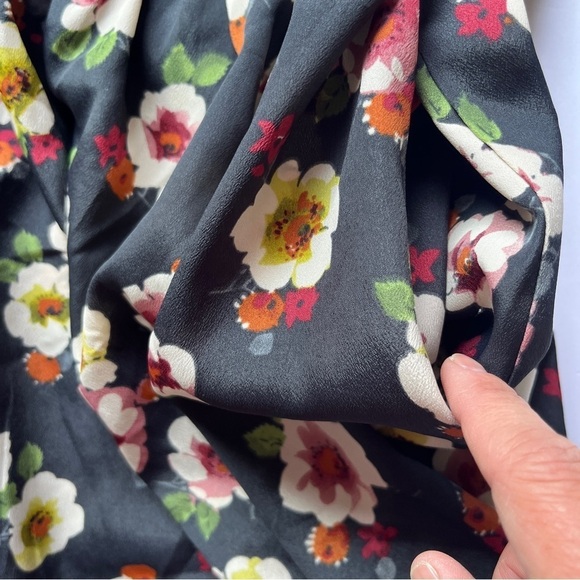 American Eagle AEO Dress Sweetheart  Floral Cottagecore Rodeo Pockets Boho Sz 6 - Picture 13 of 16